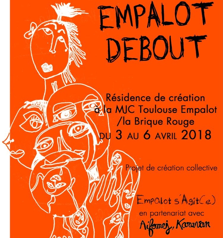 affiche empalot debout 2018 carré