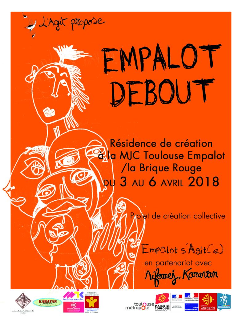 affiche empalot s'agite 2018 empalot debout